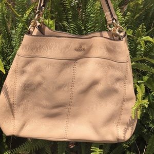 Coach All leather Handbag